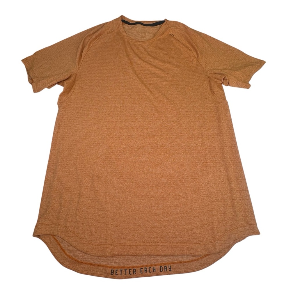 !! SOLD !!!! Shirt Men's XL Orange Performance Gym License to Train Short Sleeve